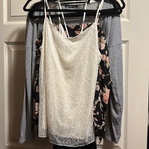 Lace tank top